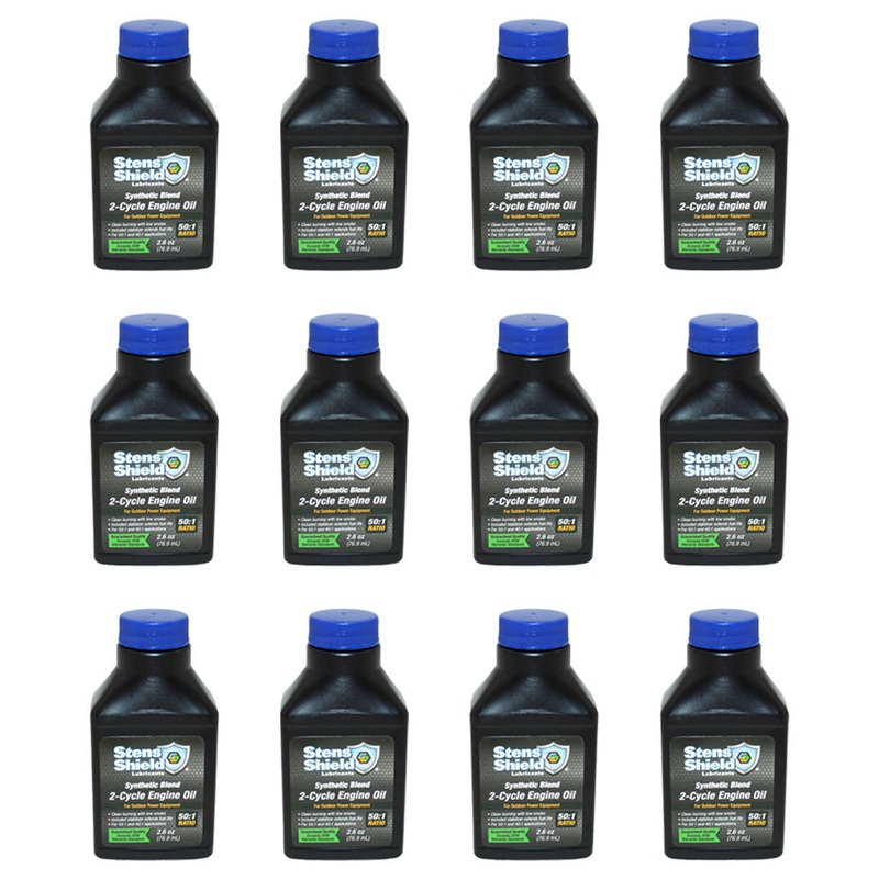 Qty 12: 2-Cycle Engine Oil Fits Stihl Replaces 0781 319 8008
