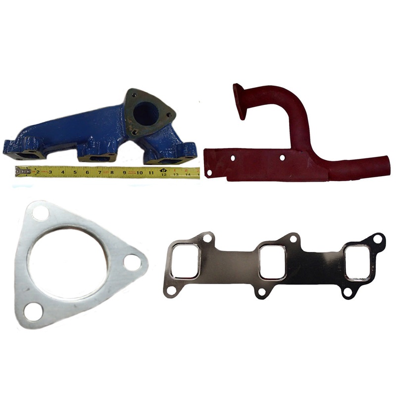 Manifold w/ Gasket & Elbows Fits Ford/New Holland Replaces 3981486