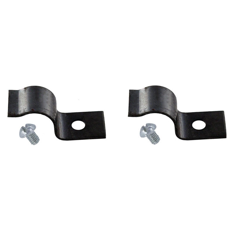 351013R1 Pair of Hand Crank Brackets w Screws Fits Case Fits IH Fits FARMALL Fit