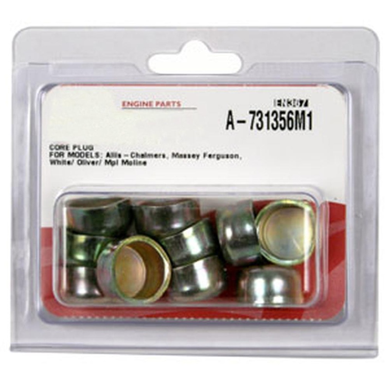 Set of Ten (10) Freeze Plug Cylinder Blocks Fits MF Tractors 72080009