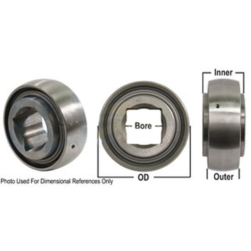 AMCO 10272 1-1/8" Square Bore Disc Harrow Bearing