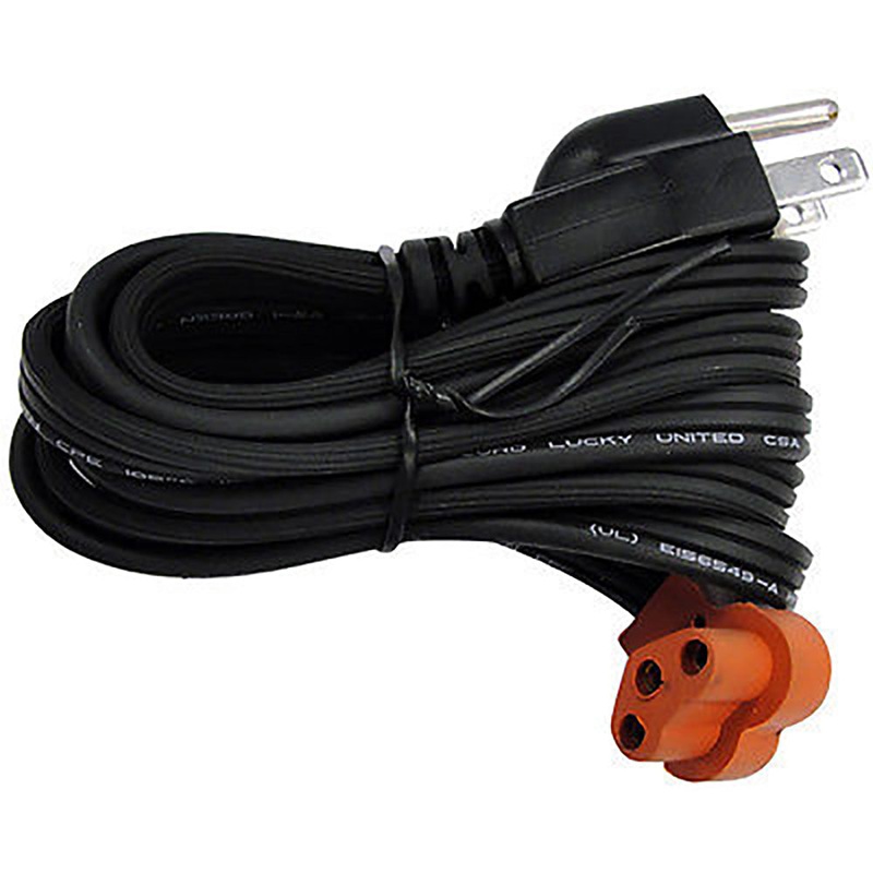 GE62S 5' Replacement Cord for Oblong Receptacles w/ 3-Prong Female End
