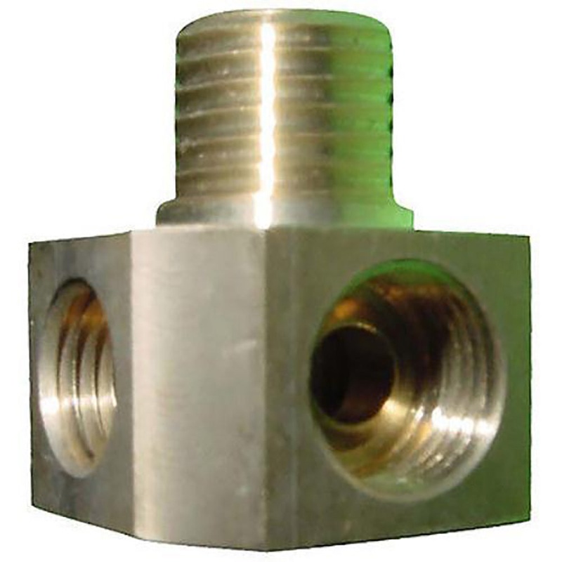 Engine Oil Gauge Line To Block Fitting Terminal 9N6722 Fits Ford Tractor 2N 9N