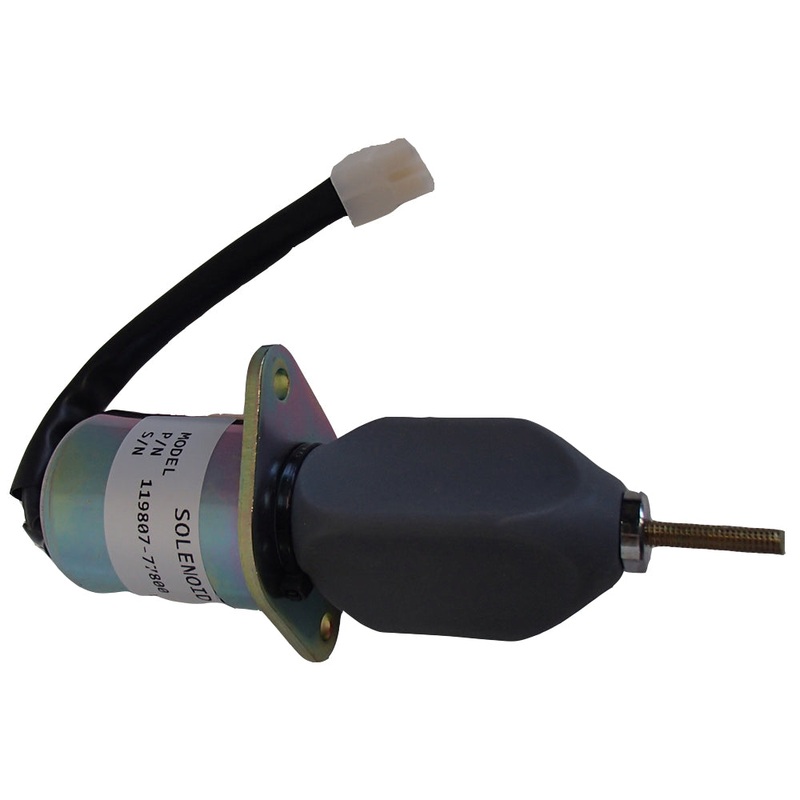 119807-77800 12V Fuel Stop Solenoid Fits Yanmar 4TNE98 4TNE94 1753ES-12A3UC5B1S1