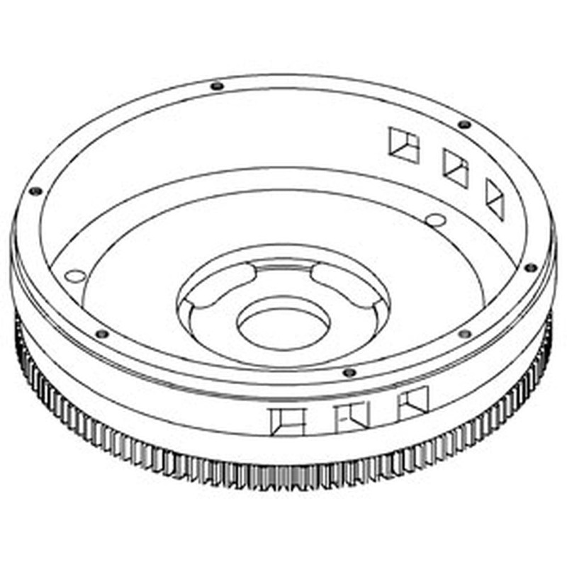 HR40565 Flywheel, w/ Ring Gear Fits John Deere