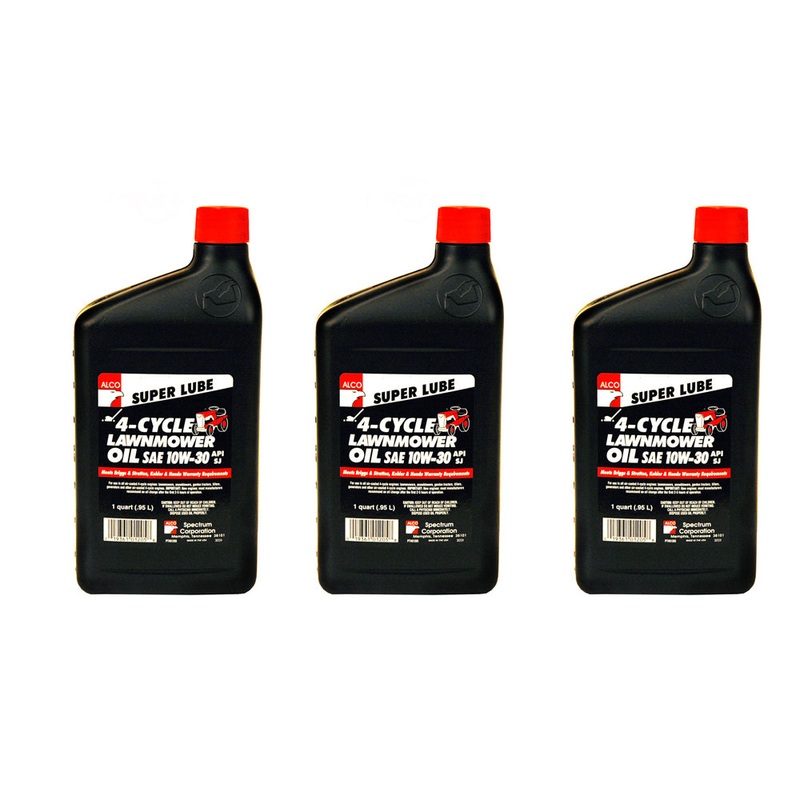 Set of Three 10w/30 4-Cycle Small Engine Motor Oil Quarts S.128968