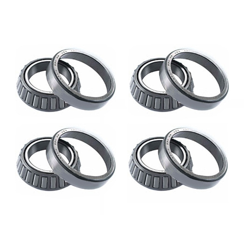4X Fits Hyatt LM67048 LM67010 Tapered Roller Bearing Cup Cone Set