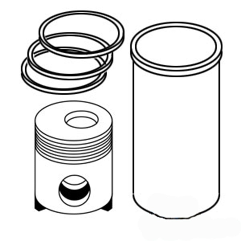 SK199 New Piston Liner Kit Fits White Oliver Tractor Models 77 550 770 +
