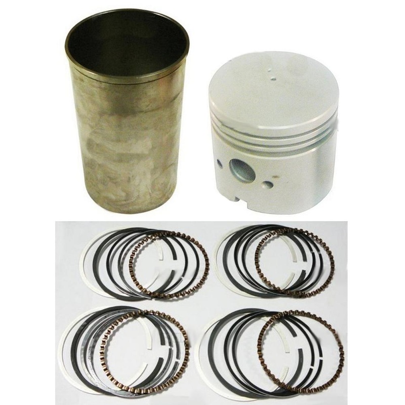 FPN6055A 4 Pistons Rings Liner Kit 4" Bore Fits Ford Tractor 800 801 900 901 400