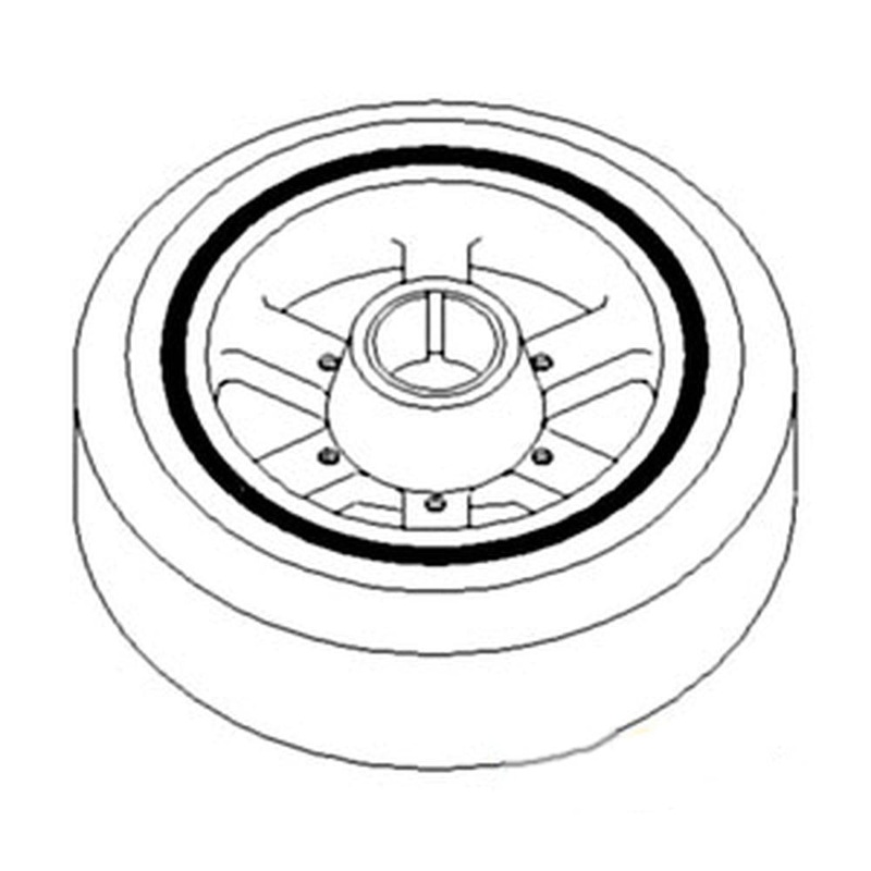 RE57603 Torsional Damper Fits John Deere 6610 6650 8100 8120 8200 8220 8300 9510