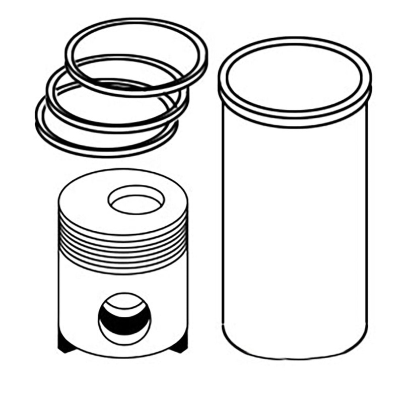AR83610 New Piston Liner Kit Fits John Deere 4050 4240 Combine 6620 RE60290