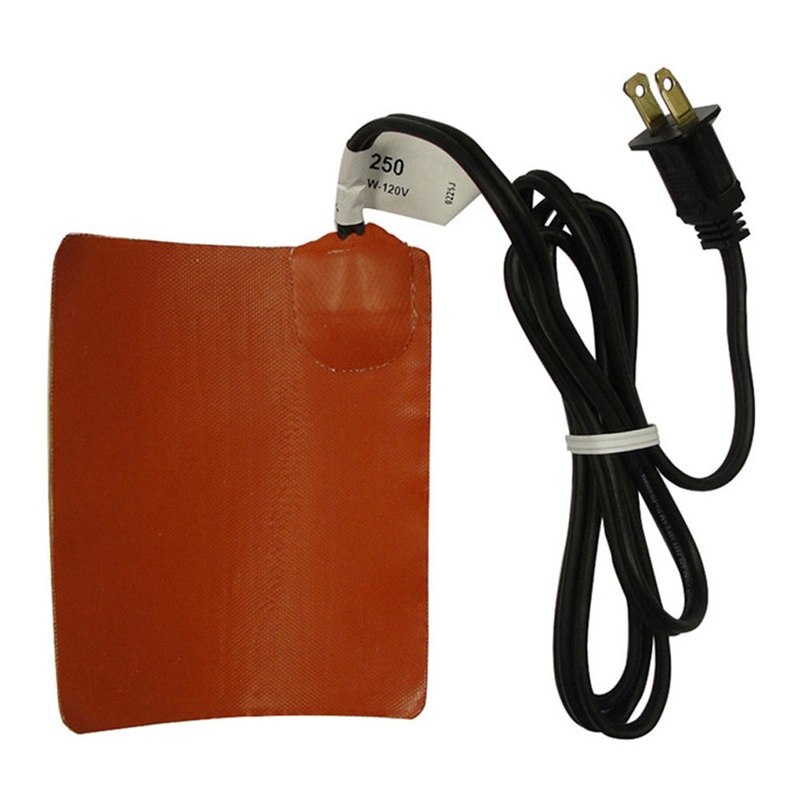 4" x 5" Silicone Pad Heater 250 Watt 120V