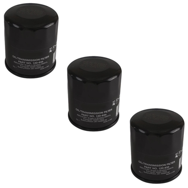 3 Oil Filters Fits Kawasaki 49065-7010 49065-2057 49065-2062 49065-2070