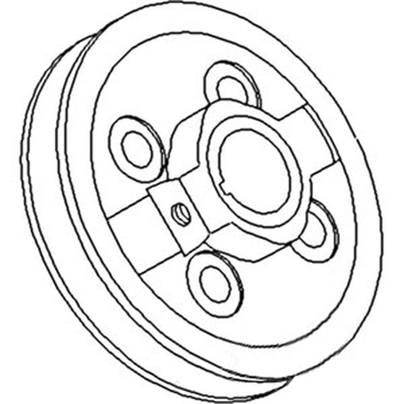 70236741 Crankshaft Pulley Fits Allis Chalmers D10 D12 D14